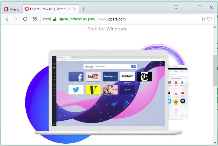 opera browser download view text only